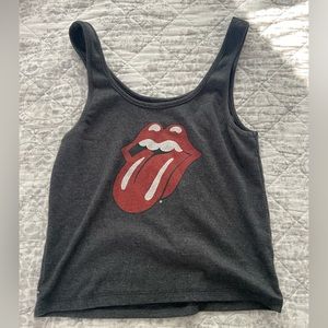 The Rolling Stones American Eagle Tank Top / Band Tee / Women’s / Crop Top